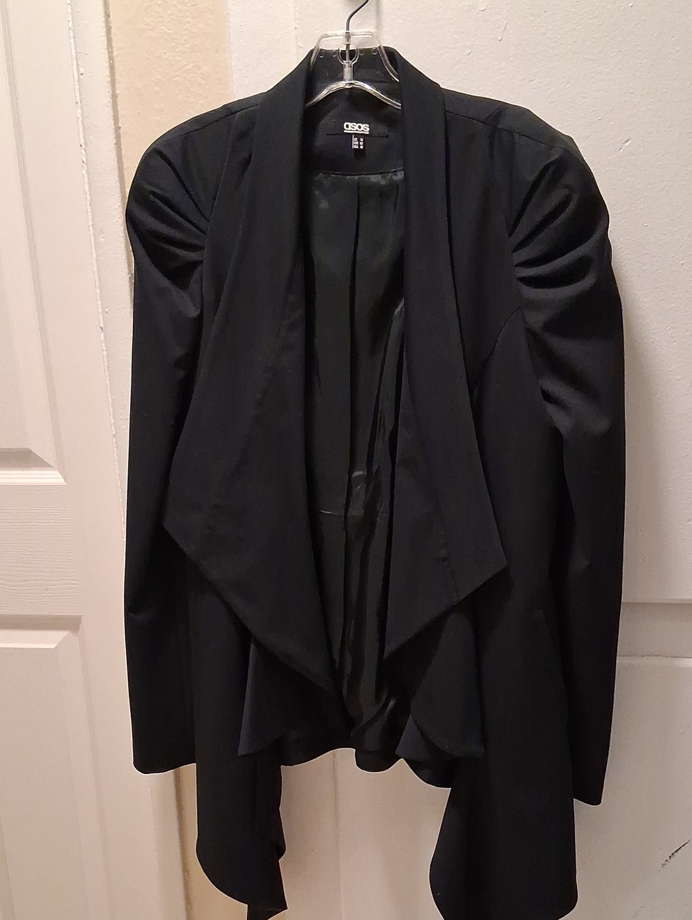 ASOS Dark Blue Draped Blazer